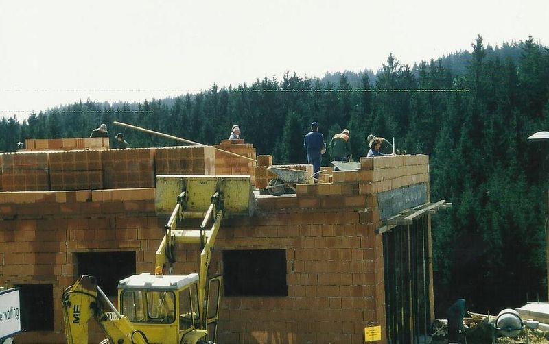 Bau des FF Hauses 1998