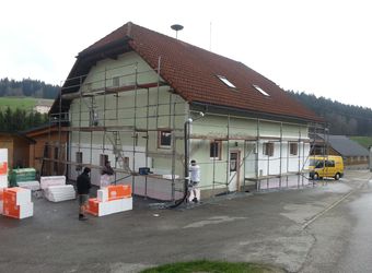 Umbau Feuerwehrhaus Teil IV - Außenarbeiten